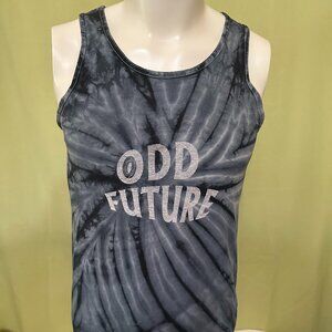 Odd Future Men's Tye Dye Blue Tank Top Size Small Tyler the Creator